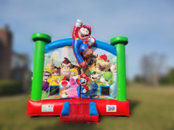 D87C64D3 A7A8 4BE4 A3D6 501299D5125D 1710277217 Mario Bounce House with Slide