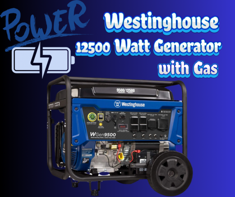 Westinghouse 12500 Watt Generator with Gas