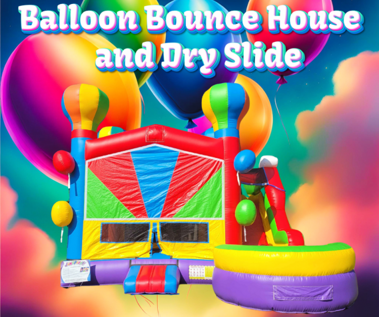 Balloon Bounce House & Dry Slide