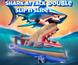 Shark Attack Double Slip N Slide