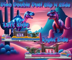 Dino Double Duel Slip N Slide
