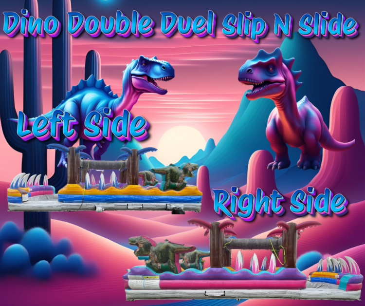Dino Double Duel Slip N Slide Dino Double Duel Slip N Slide