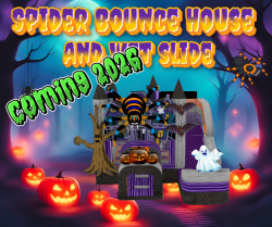 Spider Bounce House and Wet Slide Spider Bounce House and Wet Slide