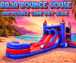Baja Bounce House & Double Lane Dry Slide