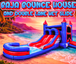 Baja Bounce House & Double Lane Wet Slide
