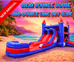 Baja Bounce House & Double Lane Dry Slide